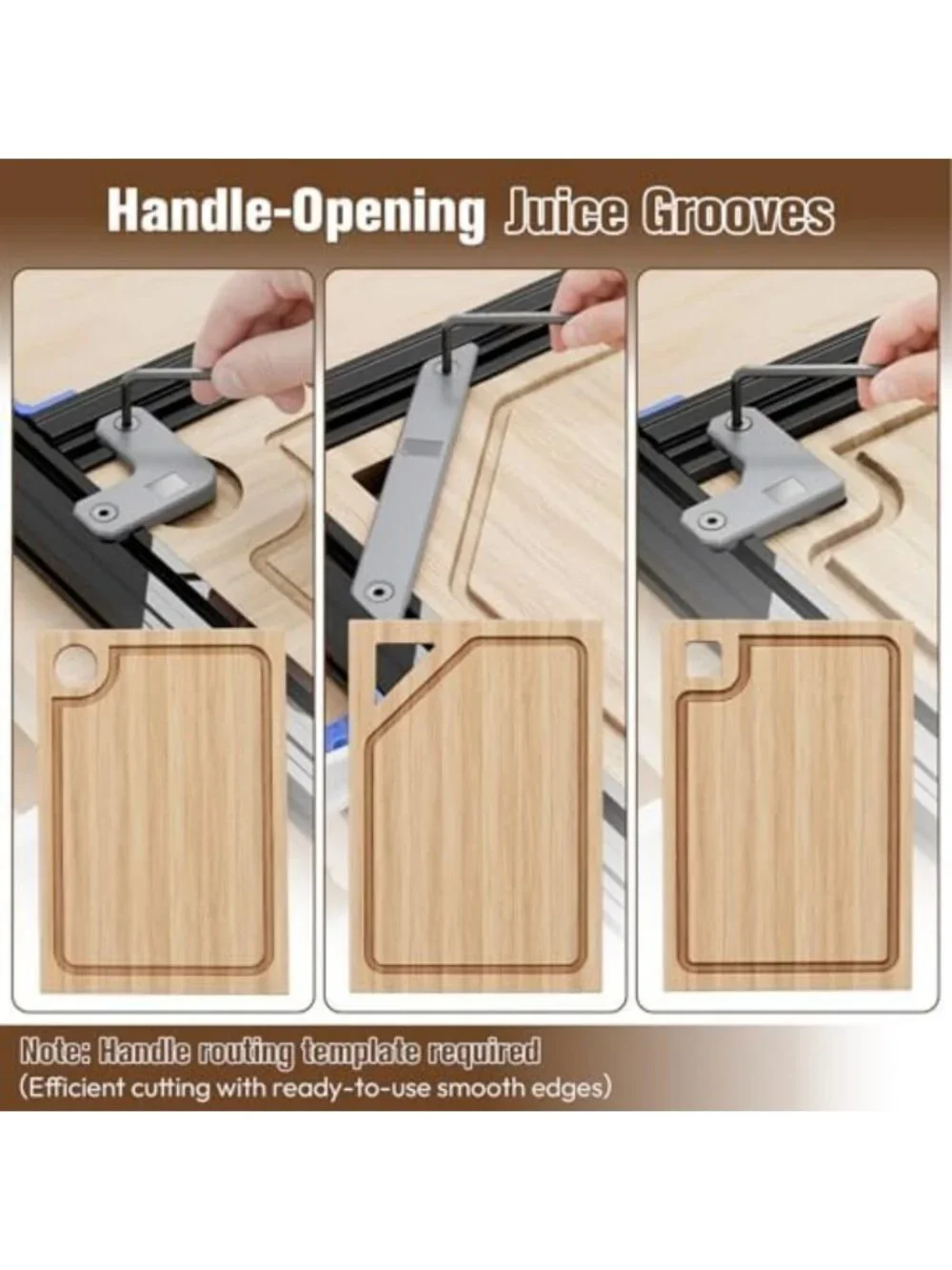 Adjustable Router Jig for Cutting Boards | Create Perfect Grooves & Handles